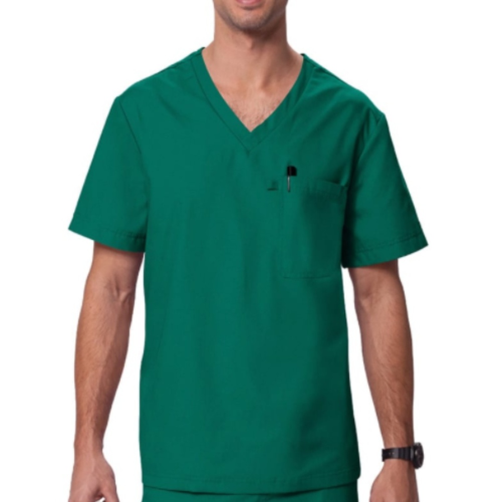 Orange Standard Medical Scrub Top HUNTER